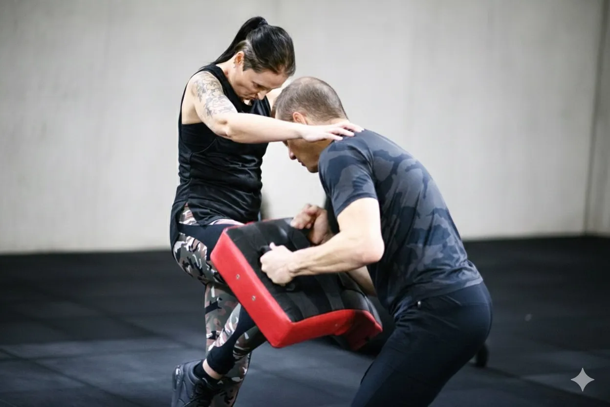 Adult self-defense training